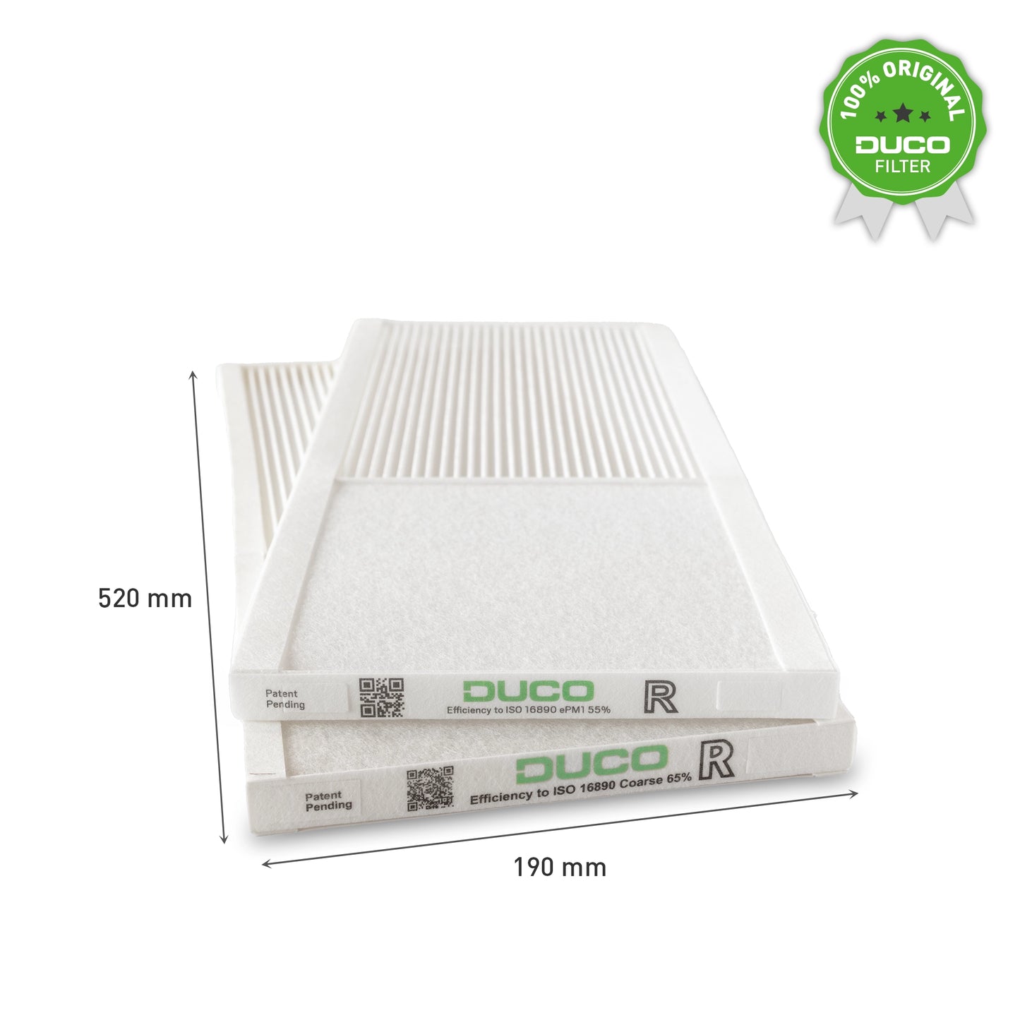 DUCO original Filterset Coarse 65% /ePM1 55% (DucoBox Energy Comfort D400 & Plus)