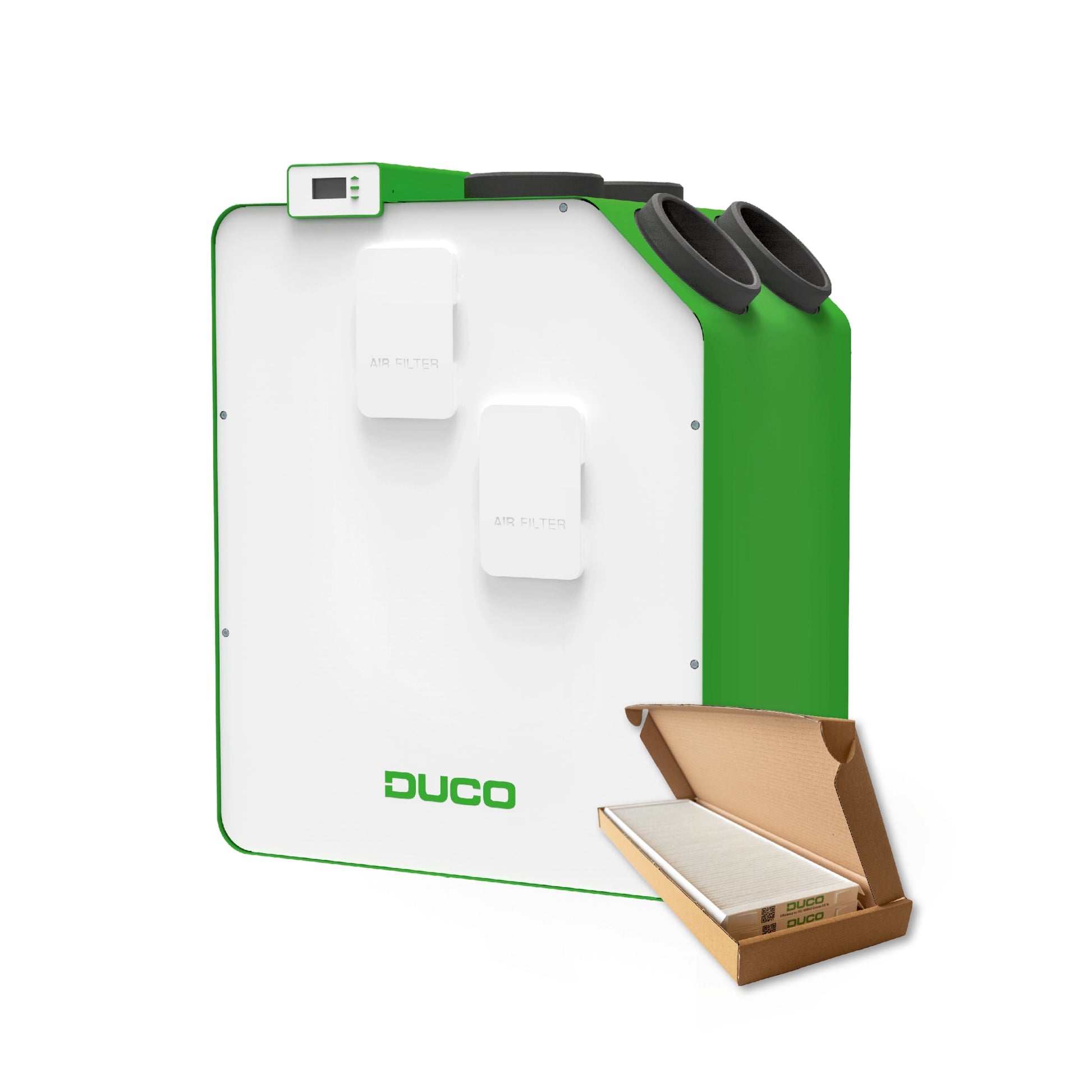 Product shot DucoBox Energy Premium + filter set in box