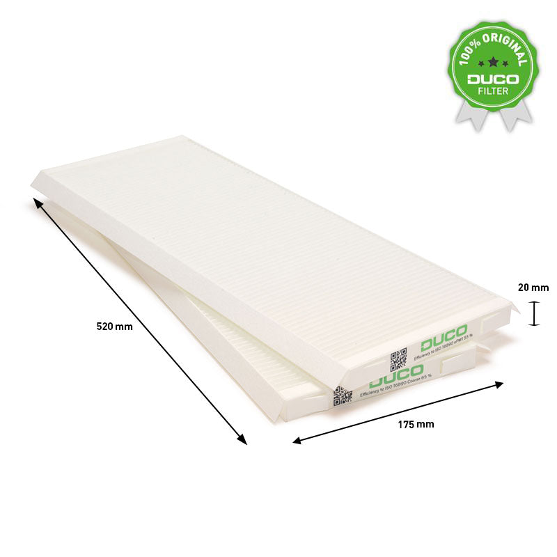 Filter F7/G4 geschikt voor Duco Ducobox Energy Comfort D325 (2st.) | Nederland Filter F7/G4 geschikt voor Duco Ducobox Energy Comfort D325 (2st.) | Nederland
