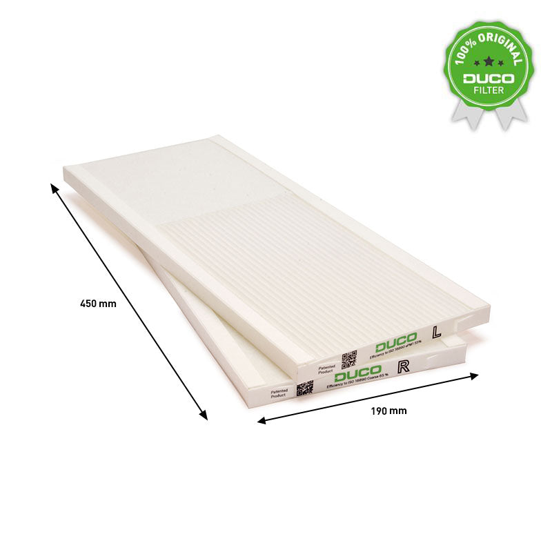Jeu de filtres originaux pour la DucoBox Energy Comfort D325