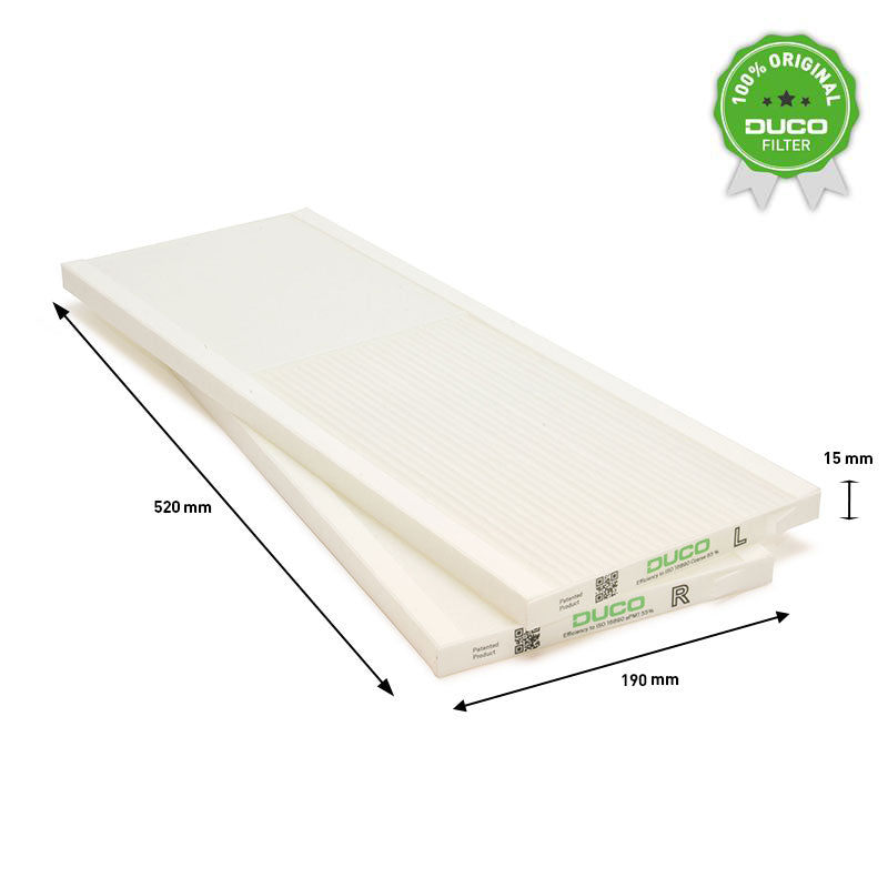 Jeu de filtres originaux pour la DucoBox Energy Comfort Plus